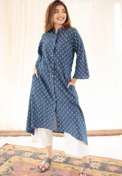 Yasmin Ajrakh Cotton Kurta