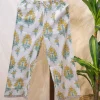 Yasna Sanganeri Border Cotton Pant