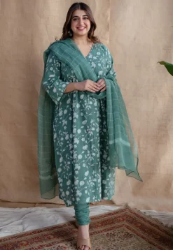 Zahia Dabu Slub Cotton Kurta