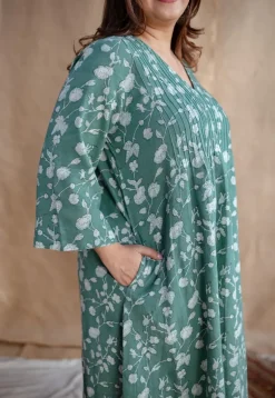 Zahia Dabu Slub Cotton Kurta