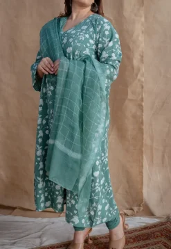 Zahia Dabu Slub Cotton Kurta