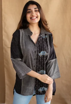 Zainit Ajrakh Cotton Shirt
