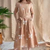 Zaira Dabu Slub Cotton Dress