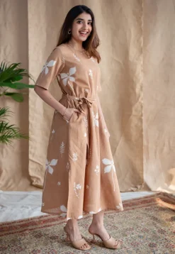 Zaira Dabu Slub Cotton Dress
