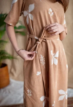 Zaira Dabu Slub Cotton Dress