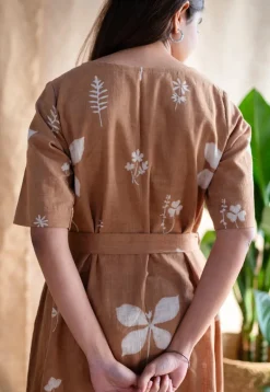 Zaira Dabu Slub Cotton Dress