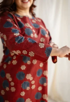 Zoha Ajrakh Cotton Kurta