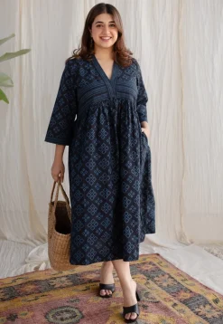 Zohal Ajrakh Cotton Dress