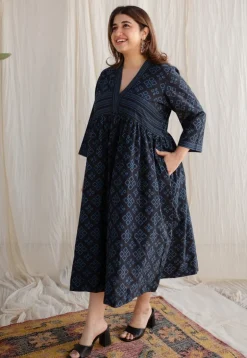 Zohal Ajrakh Cotton Dress