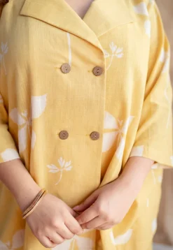 Zuelia Dabu Slub Cotton Co-ord Set