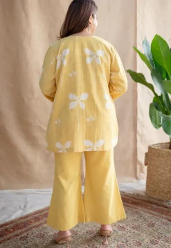Zuelia Dabu Slub Cotton Co-ord Set